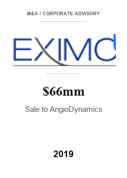 Eximo Medical 2019 tombstone