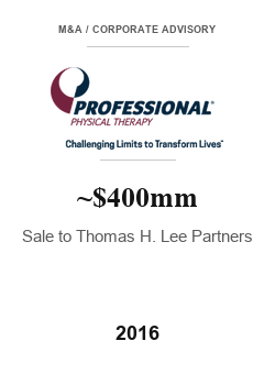 Professional Physical Therapy 2016 tombstone