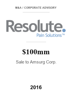 Resolute Anesthesia and Pain Solutions 2016 tombstone