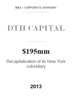 DTH Capital 2013 tombstone