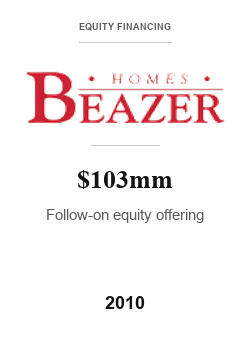 Beazer Homes 2010 tombstone